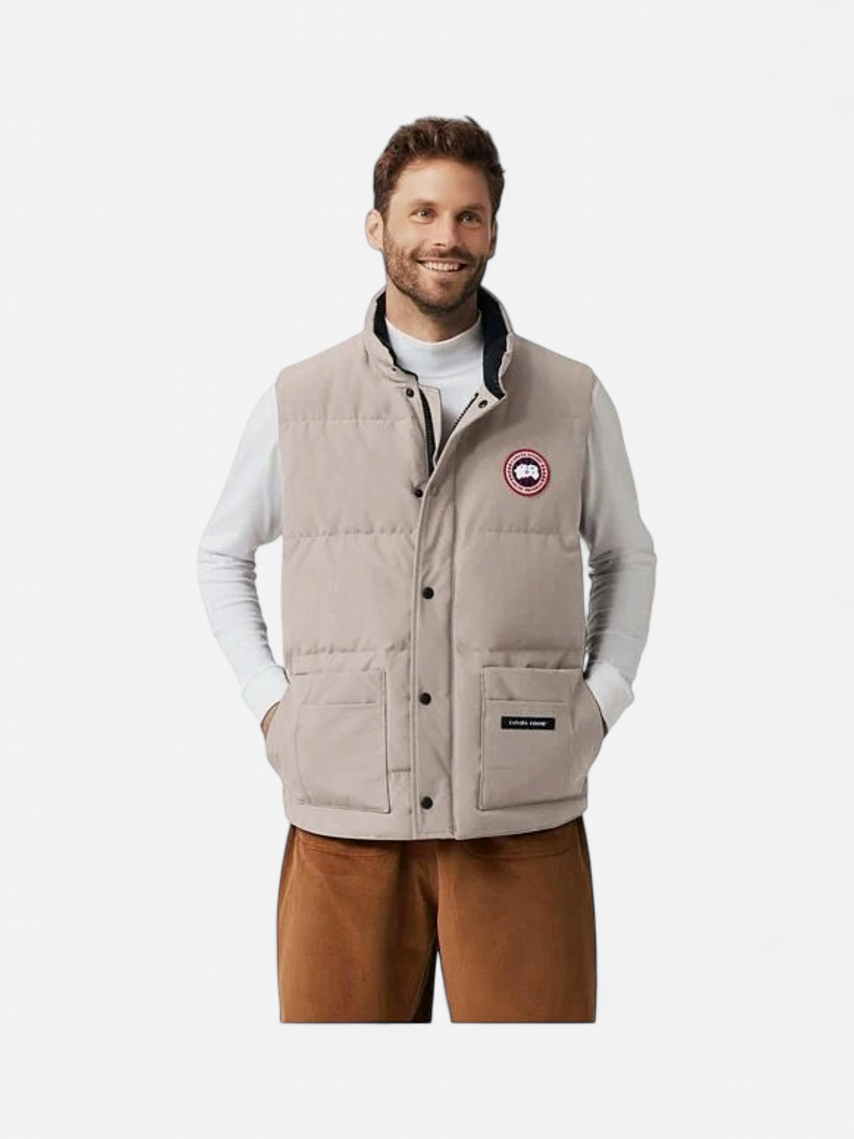 Canada Goose Miesten Liivi, Freestyle Crew Vest Beige - Kekäle.fi