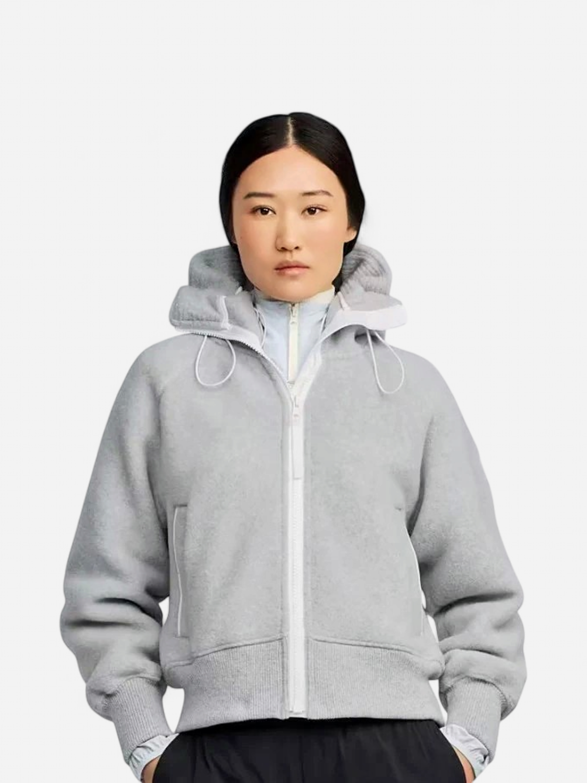 Canada Goose naisten fleece bomber, CHILLIWALK FLEECE BOMBER Vaaleanharmaa - Kekäle.fi