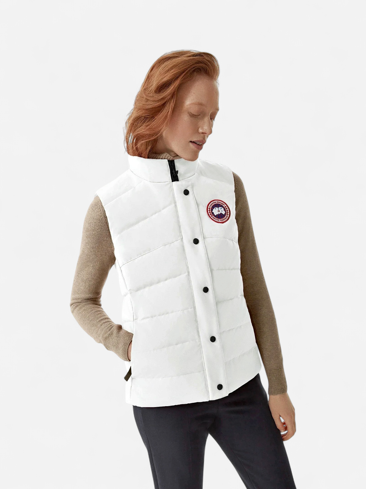 Canada Goose Naisten Liivi, FREESTYLE VEST Luonnonvalkoinen - Kekäle.fi