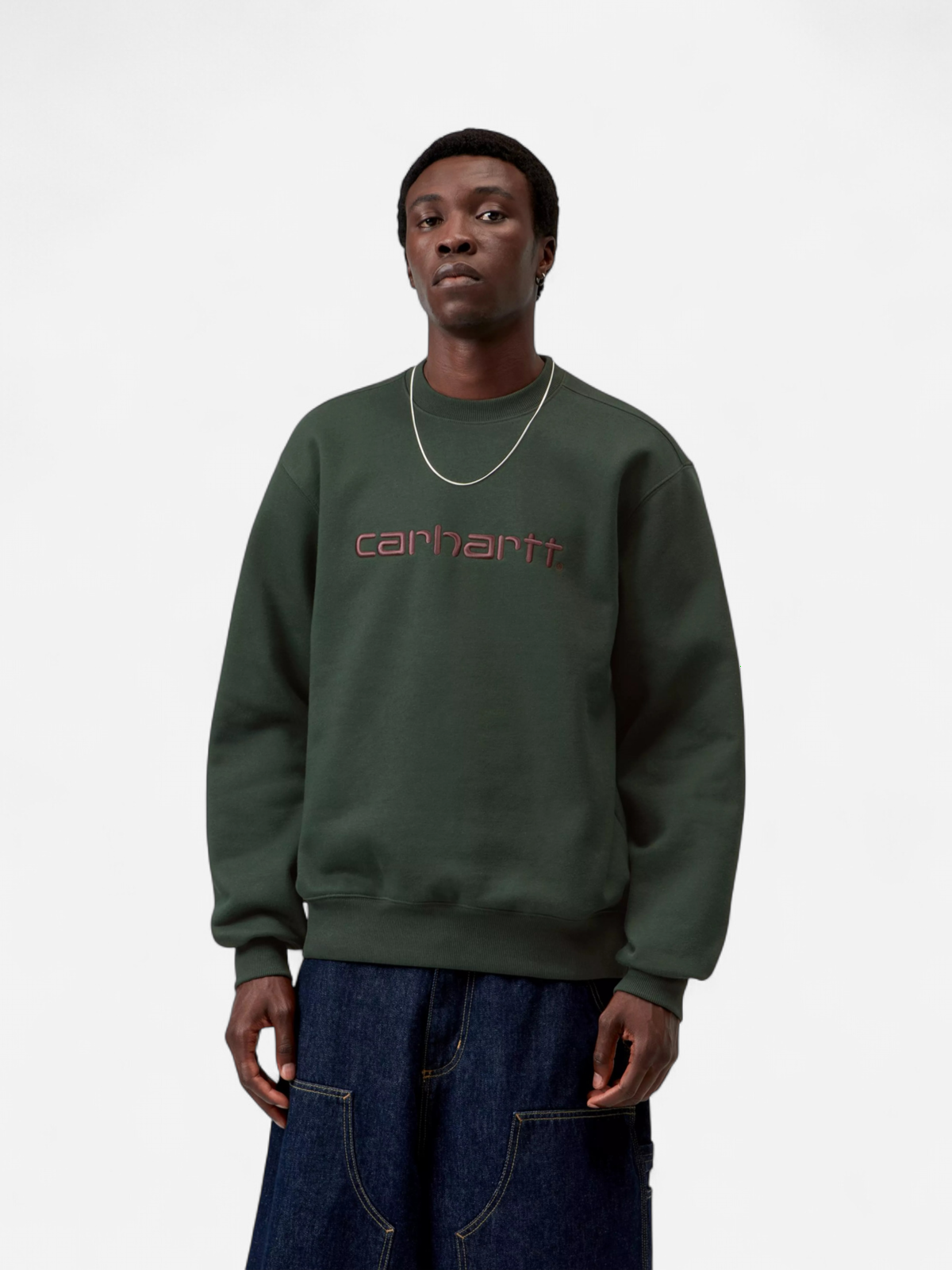 Carhartt Sweatshirt TUMMANVIHREÄ - Kekäle.fi