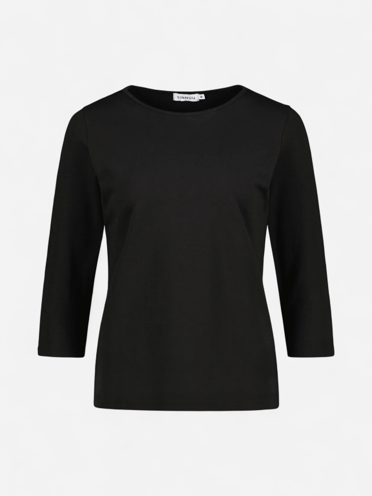 CARO 3/4 O-NECK MUSTA - Kekäle.fi