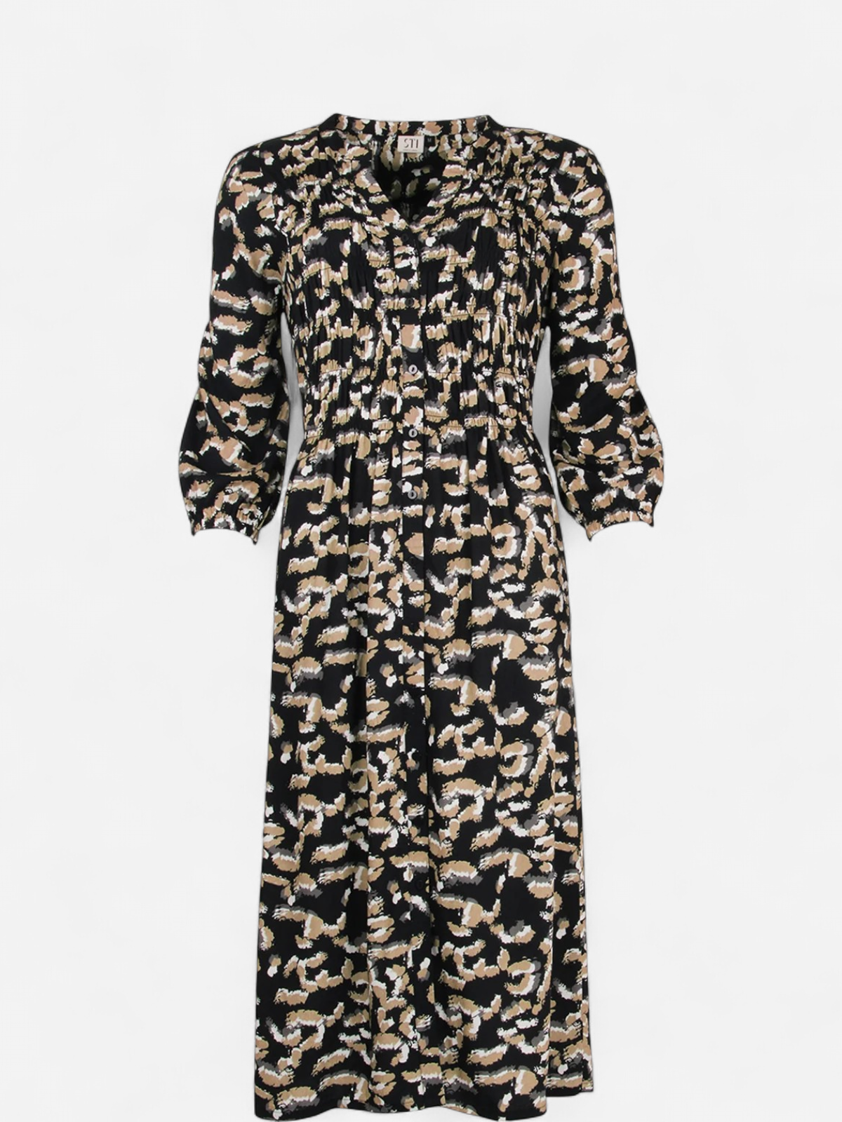CELINDA DRESS KUOSILLINEN BEIGE - Kekäle.fi