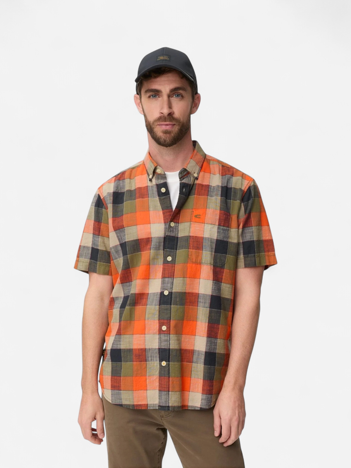 CHECKED SS SHIRT LOS ORANSSIRUUTU - Kekäle.fi