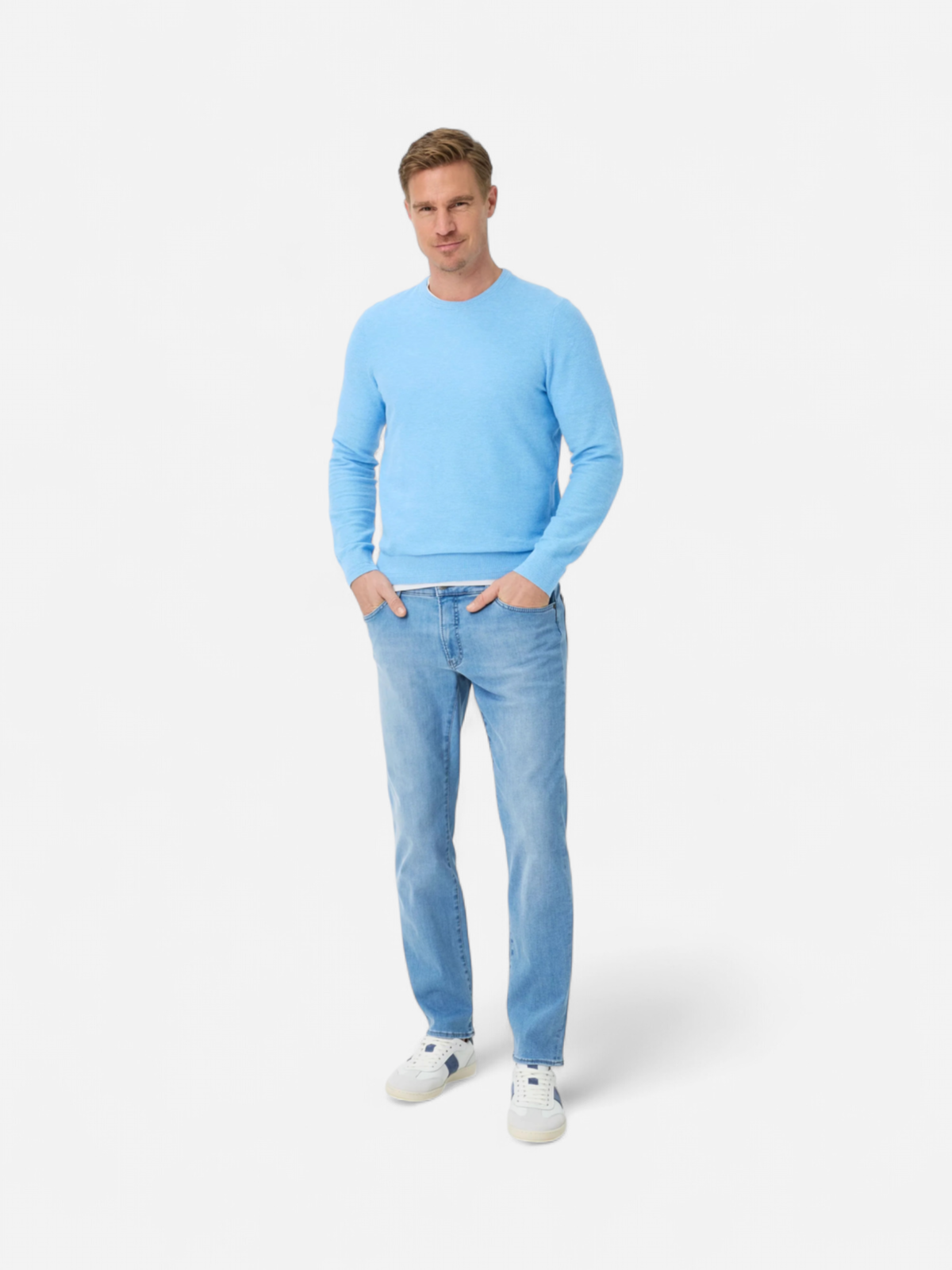 Brax miesten farkut Chuck HI Flex Extreme Light Blue Denim, vaaleansininen - Kekäle.fi