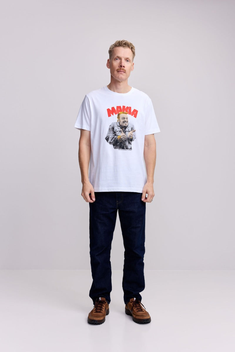 Makia Miesten T-Paita, NÄSÄ T-SHIRT Valkoinen