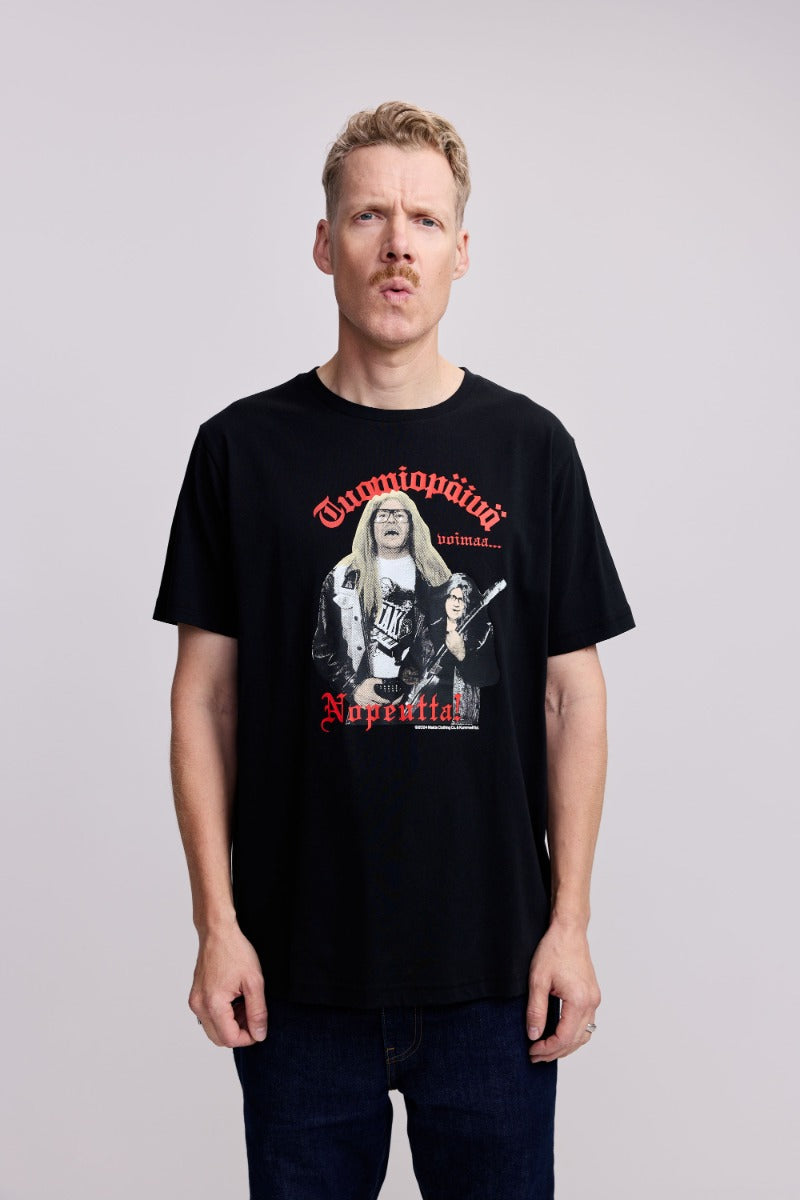 Makia Miesten T-Paita, TUOMIOPÄIVÄ T-SHIRT Musta