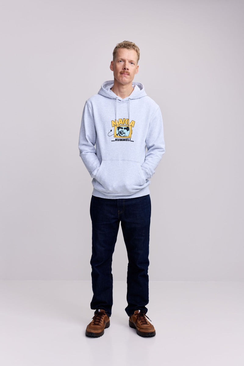 Makia Miesten Huppari, KYLLÄ LÄHTEE HOODED SWEATSHIRT Keskiharmaa