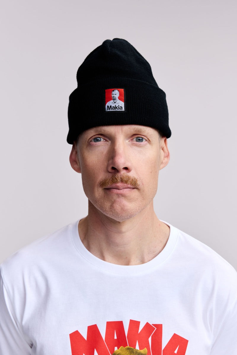 Makia Miesten Pipo Tonni Beanie, Musta