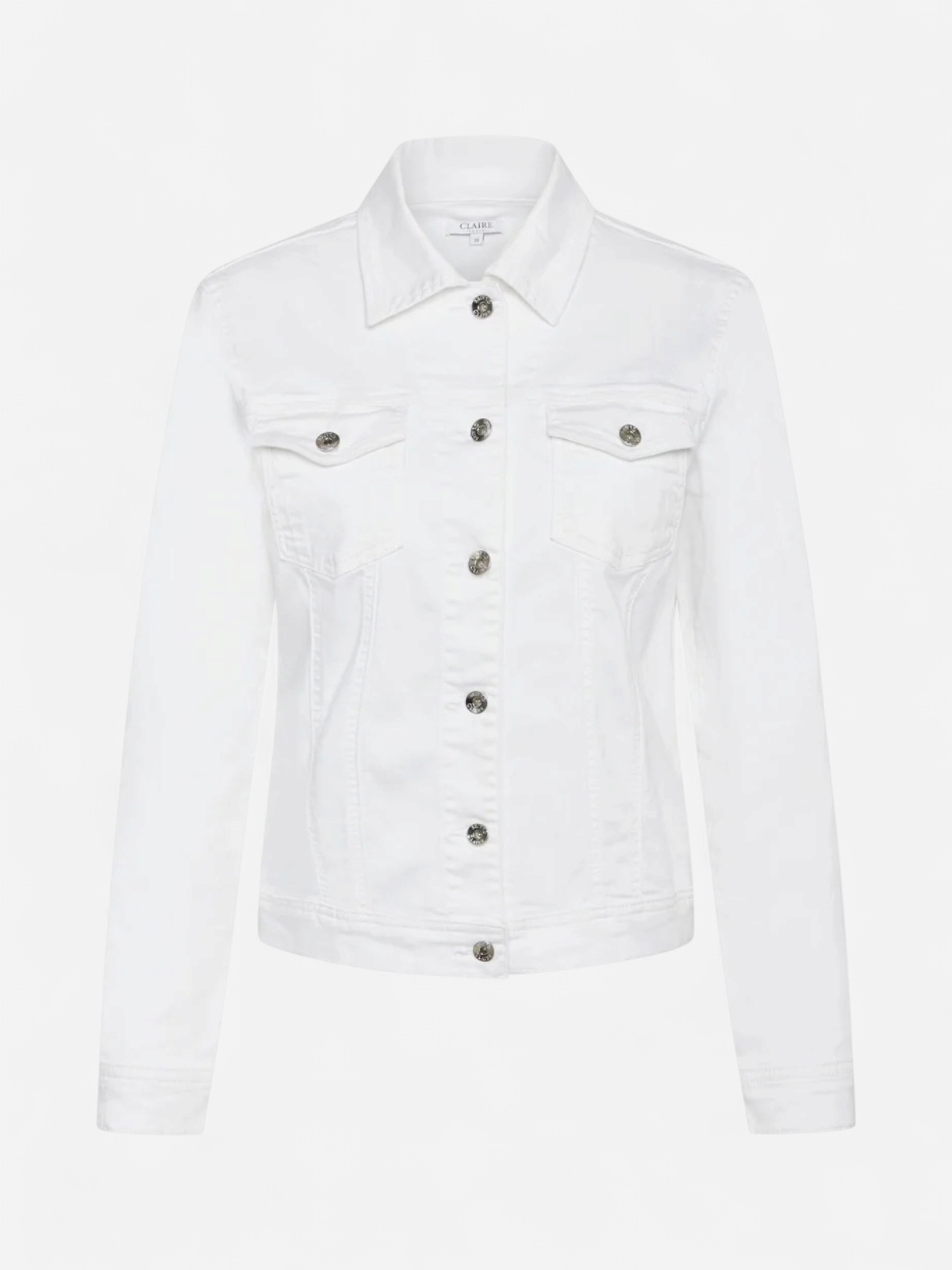Claire Naisten Farkkutakki, ELAINE DENIM JACKET Valkoinen - Kekäle.fi