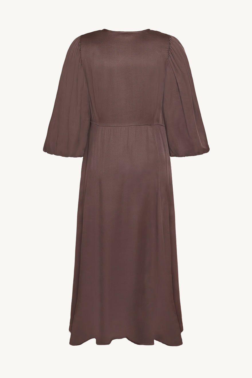 claire-naisten-mekko-dunia-dress-tummanruskea-2