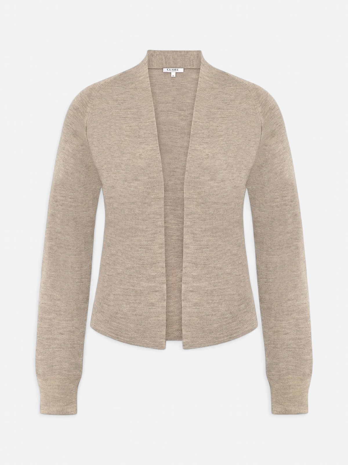 Claire Naisten Neuletakki, CELINE CARDIGAN 100% EASY CARE MERINO Hiekka - Kekäle.fi
