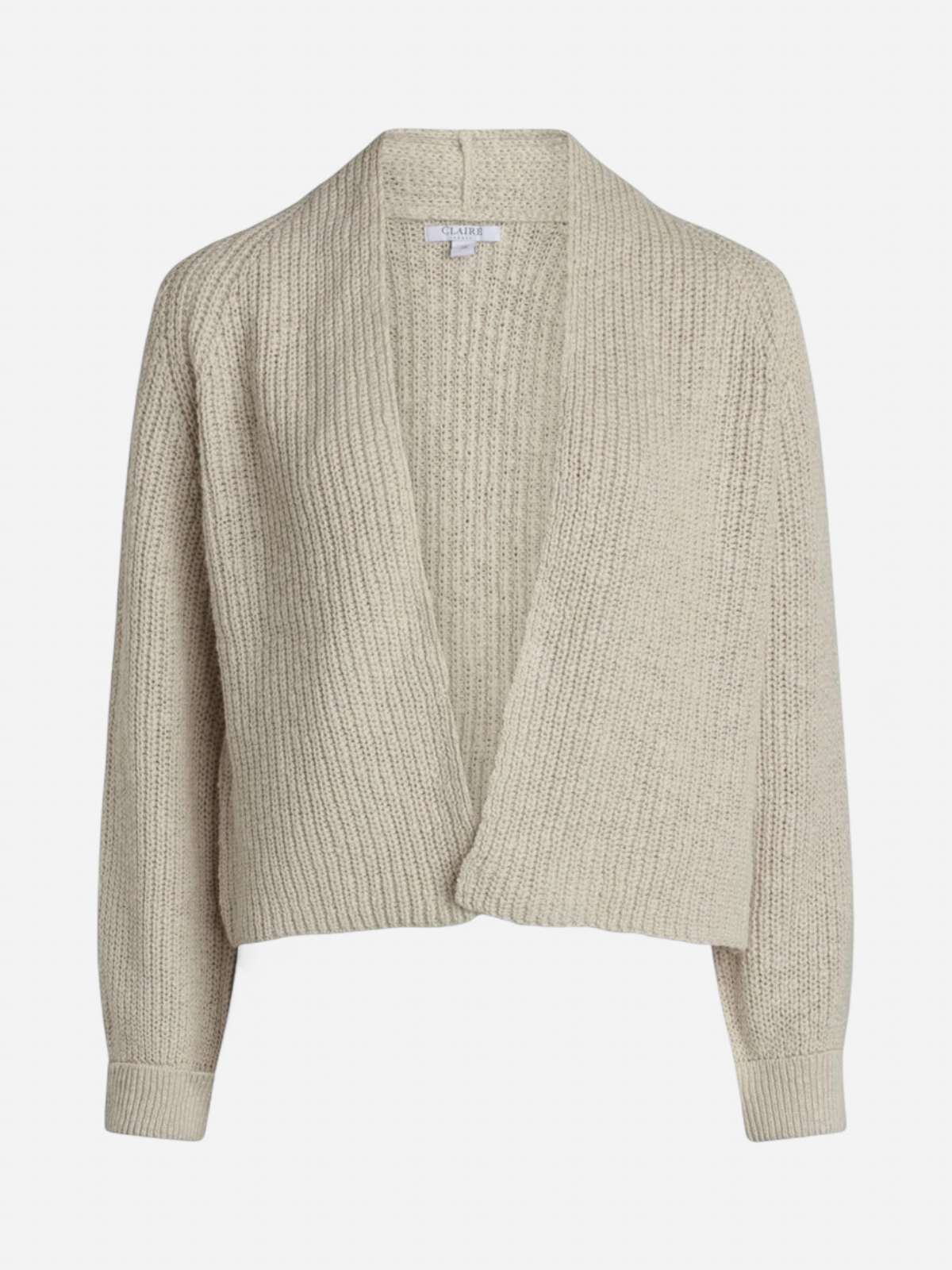 Claire Naisten neuletakki Celine Cardigan, vaalea beige - Kekäle.fi
