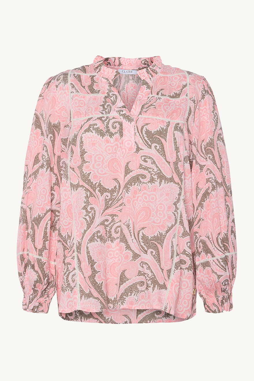 claire-naisten-pusero-rine-blouse-vaaleanpunainen-kuosi-1