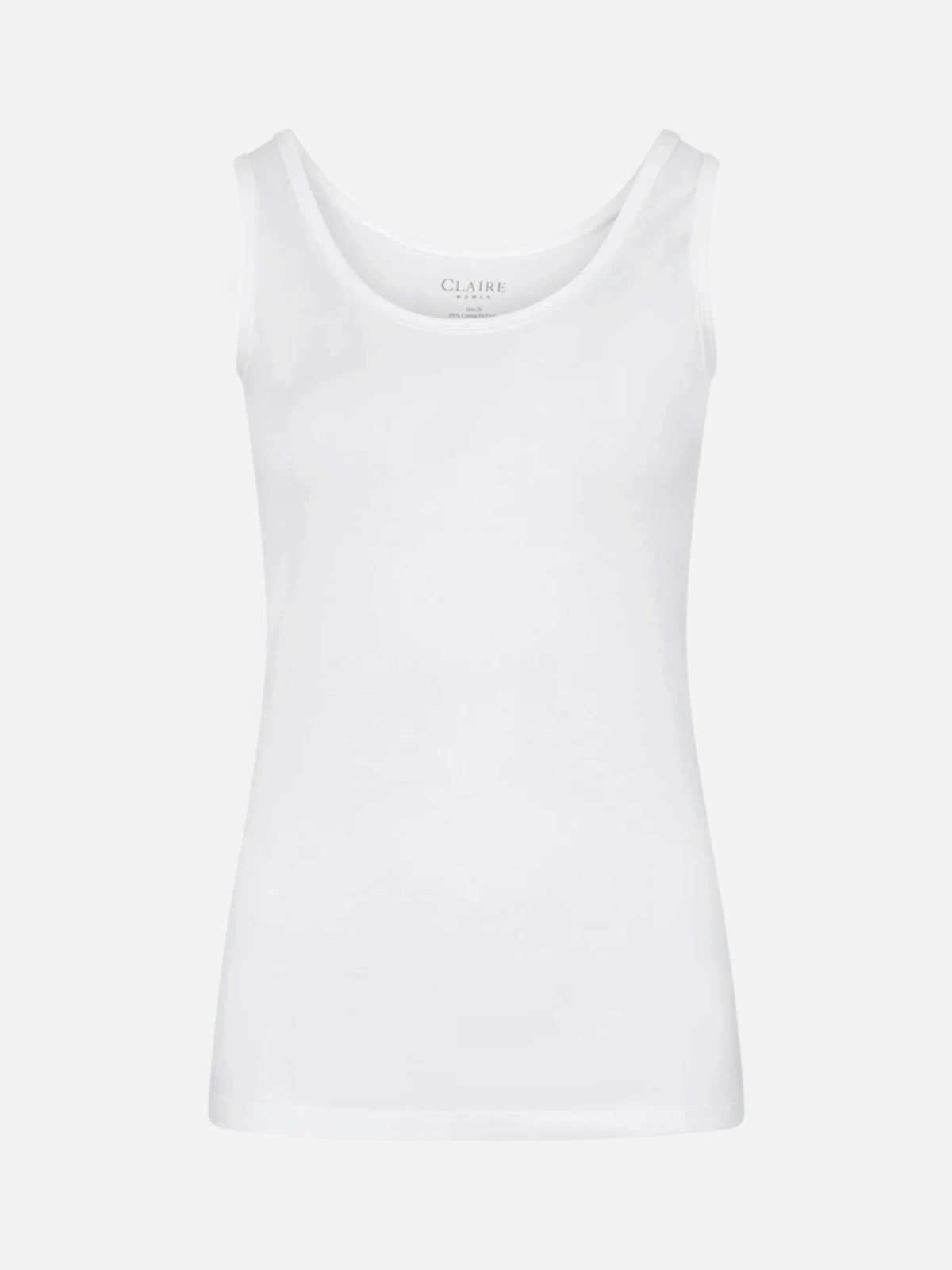 Claire Naisten Toppi CLAIRE TANK TOP Valkoinen - Kekäle.fi