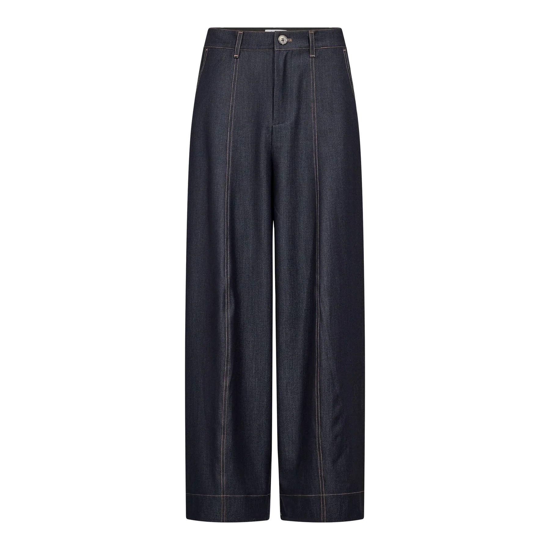 Co’Couture naisten housut TerryCC Barrel Pant, tummansininen
