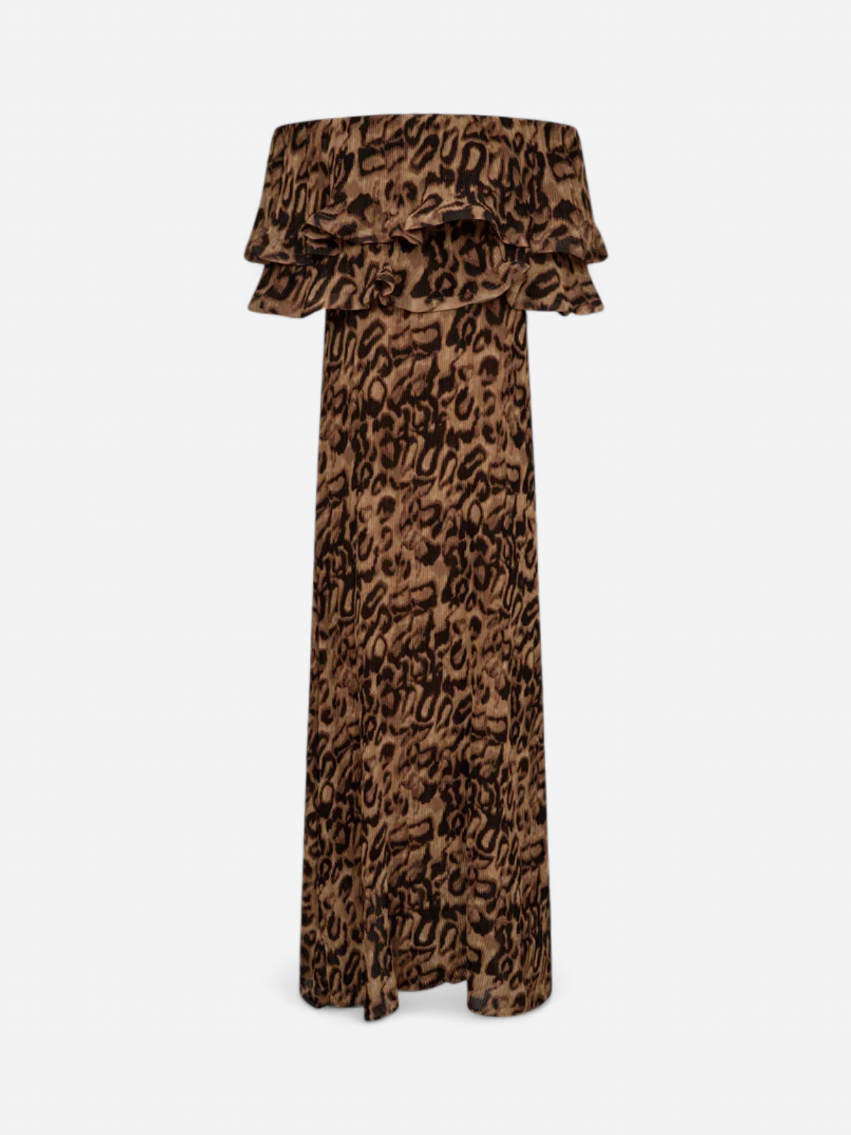 Copenhagen Muse naisten mekko Kira Dress, ruskea kuosi - Kekäle.fi