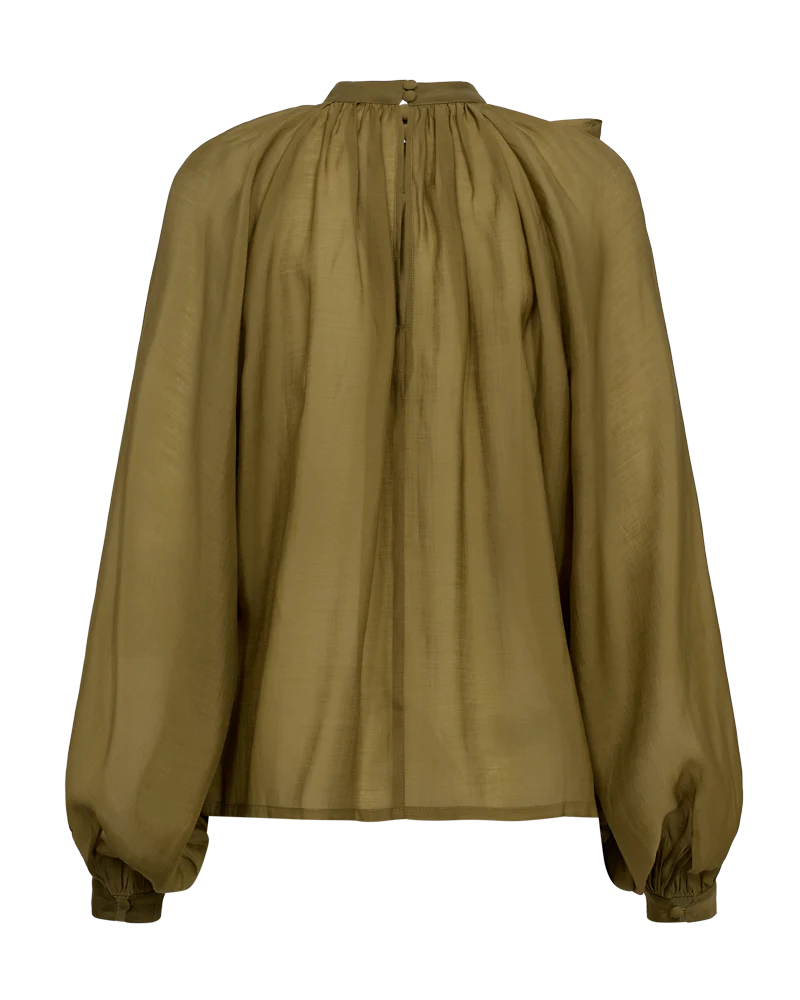 copenhagen-muse-naisten-pusero-tilly-blouse-armeijanvihrea-2