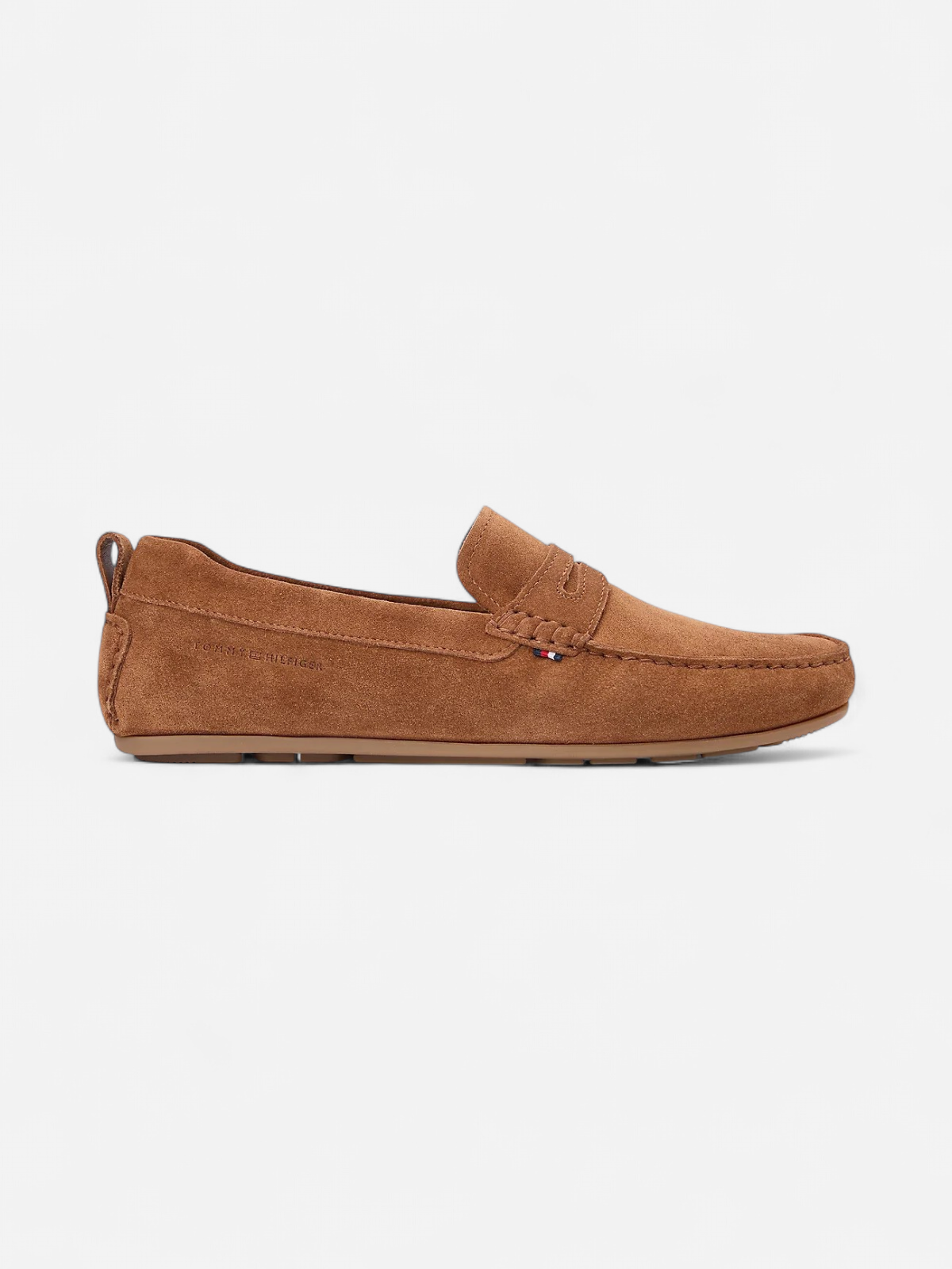 Tommy Hilfiger miesten kengät Core Hilfiger Suede Driver, konjakinruskea - Kekäle.fi