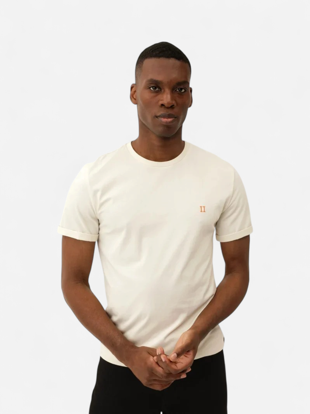 Les Deux miesten T-paita Core T-Shirt, Ivory - Kekäle.fi