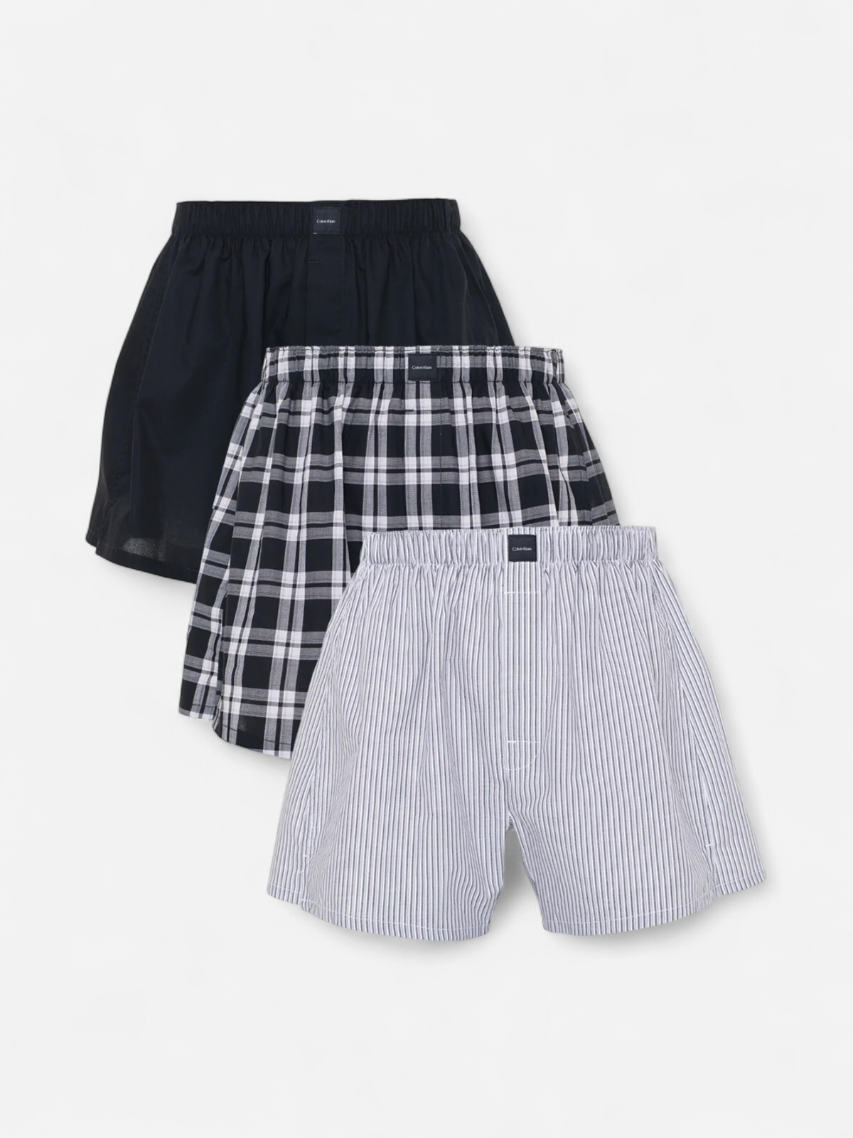 Calvin Klein miesten bokserit Cotton Boxers 3 Pack, tummansininen - Kekäle.fi