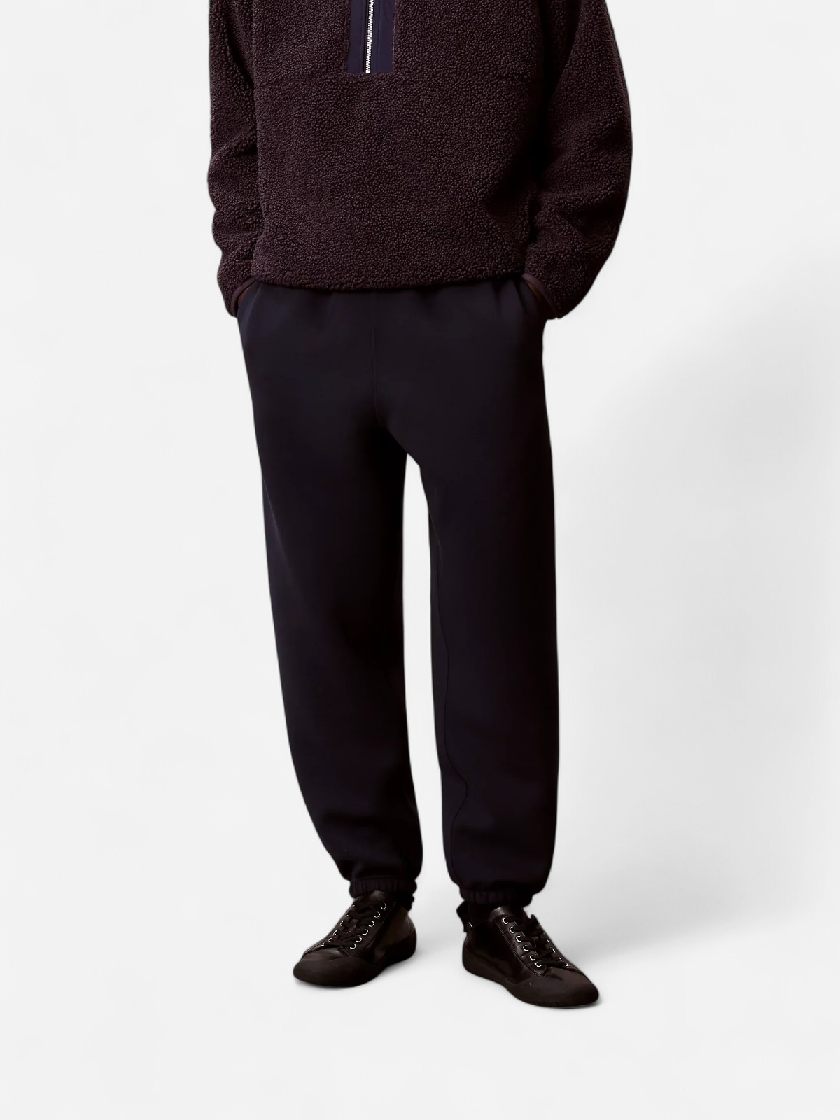 Calvin Klein Jeans miesten collegehousut Cotton Spacer Jogger, tummansininen - Kekäle.fi
