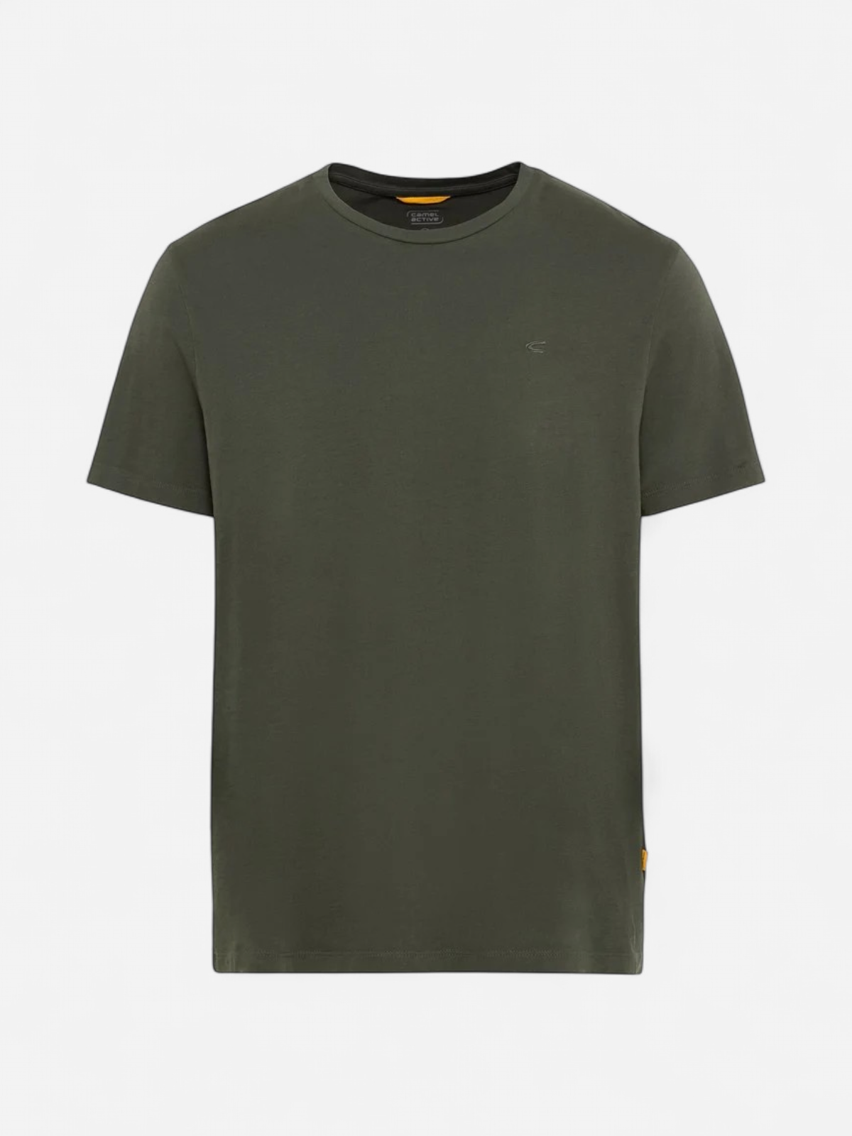 Camel Active miesten T-paita T-shirt made of pure cotton, vihreä - Kekäle.fi