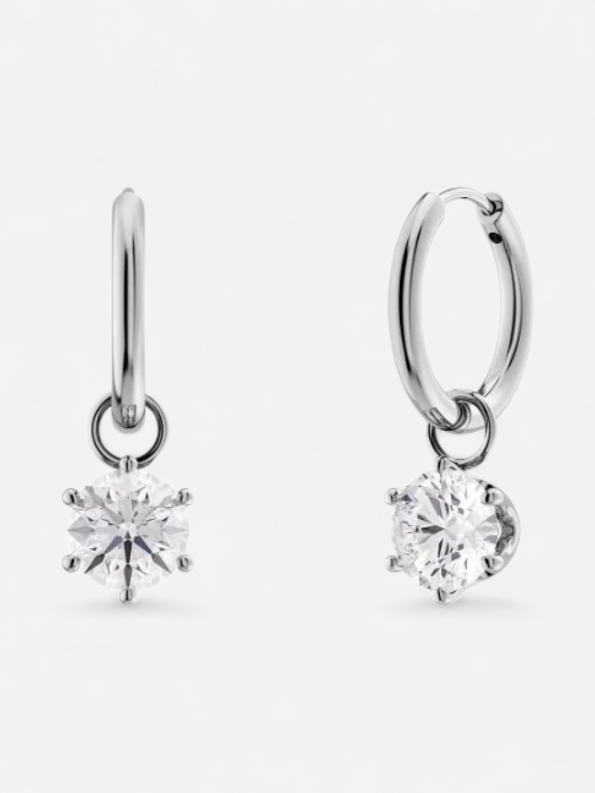 Edblad korvakorut Crown Hoops Steel, Stainless steel - Kekäle.fi