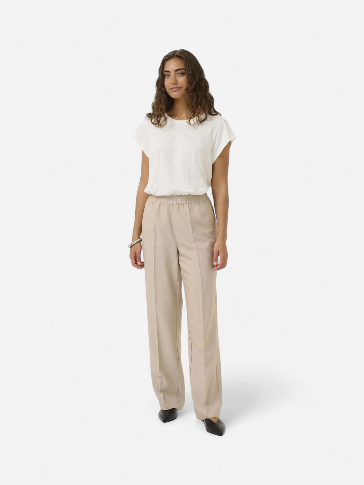 Culture naisten housut CUcollina Pants, Dune Melange - Kekäle.fi