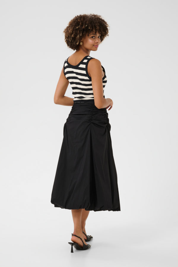 culture-naisten-hame-cuagnetha-celeste-skirt-black-2