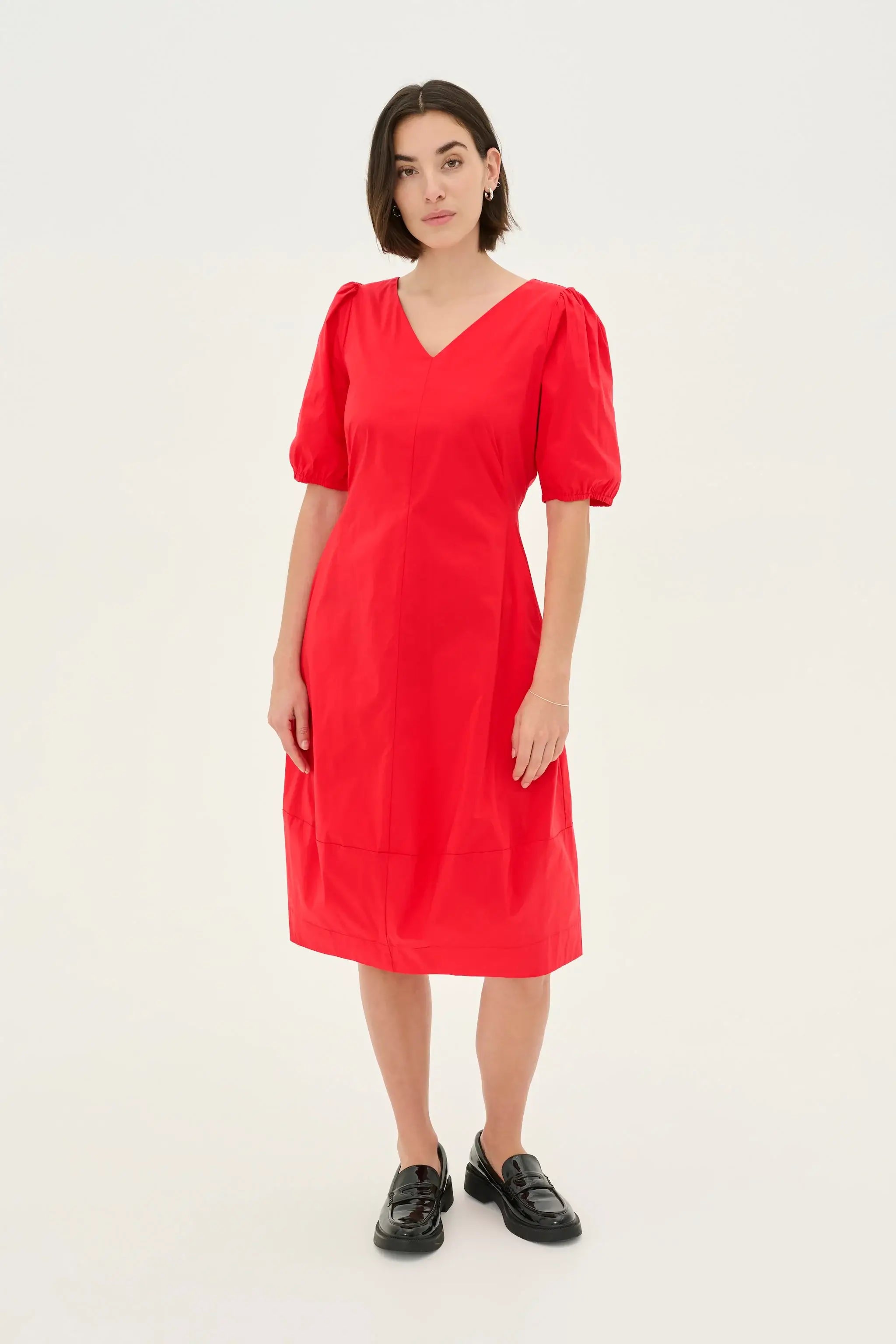 culture-naisten-mekko-antoinett-ss-dress-fiery-red-1