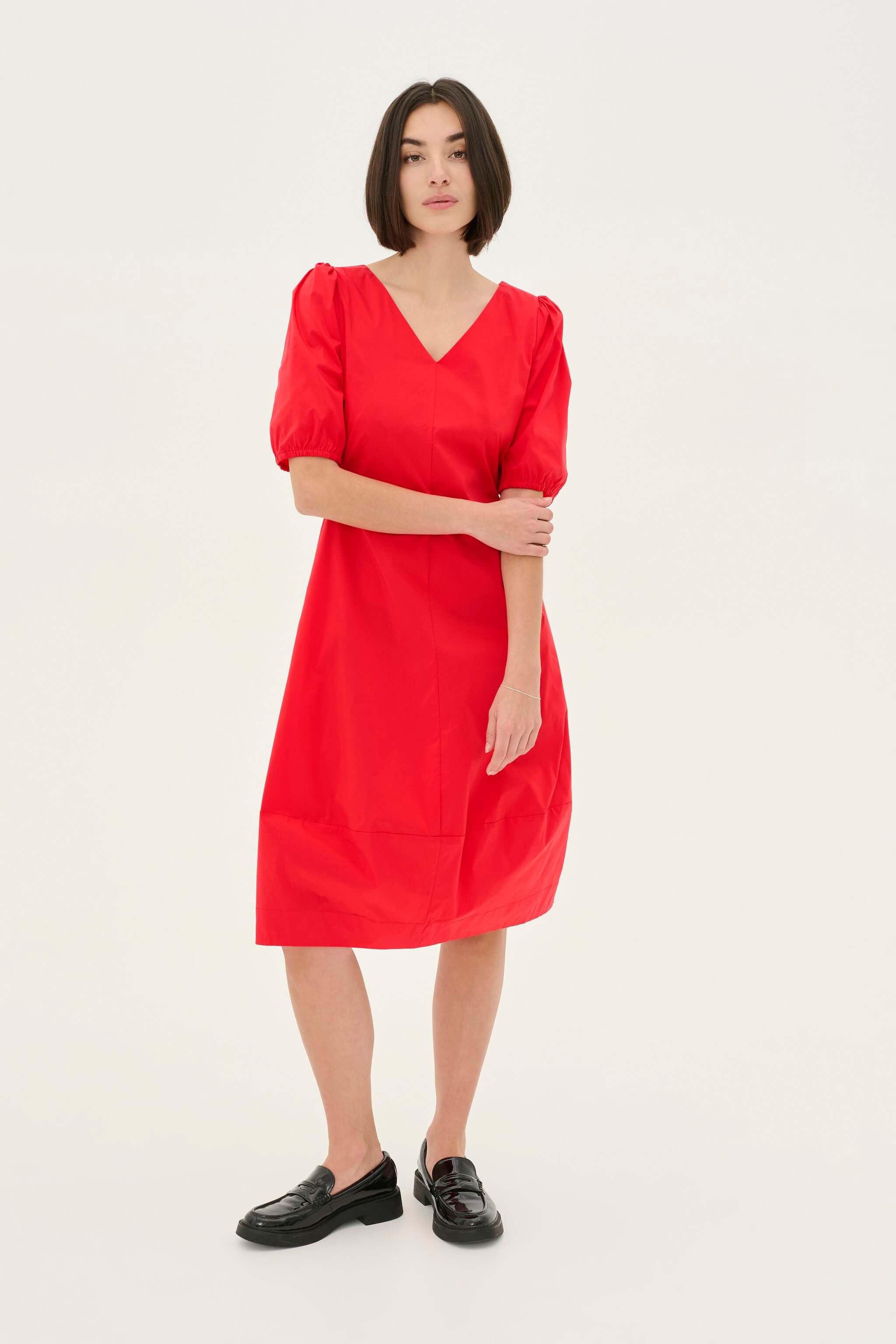culture-naisten-mekko-antoinett-ss-dress-fiery-red-2