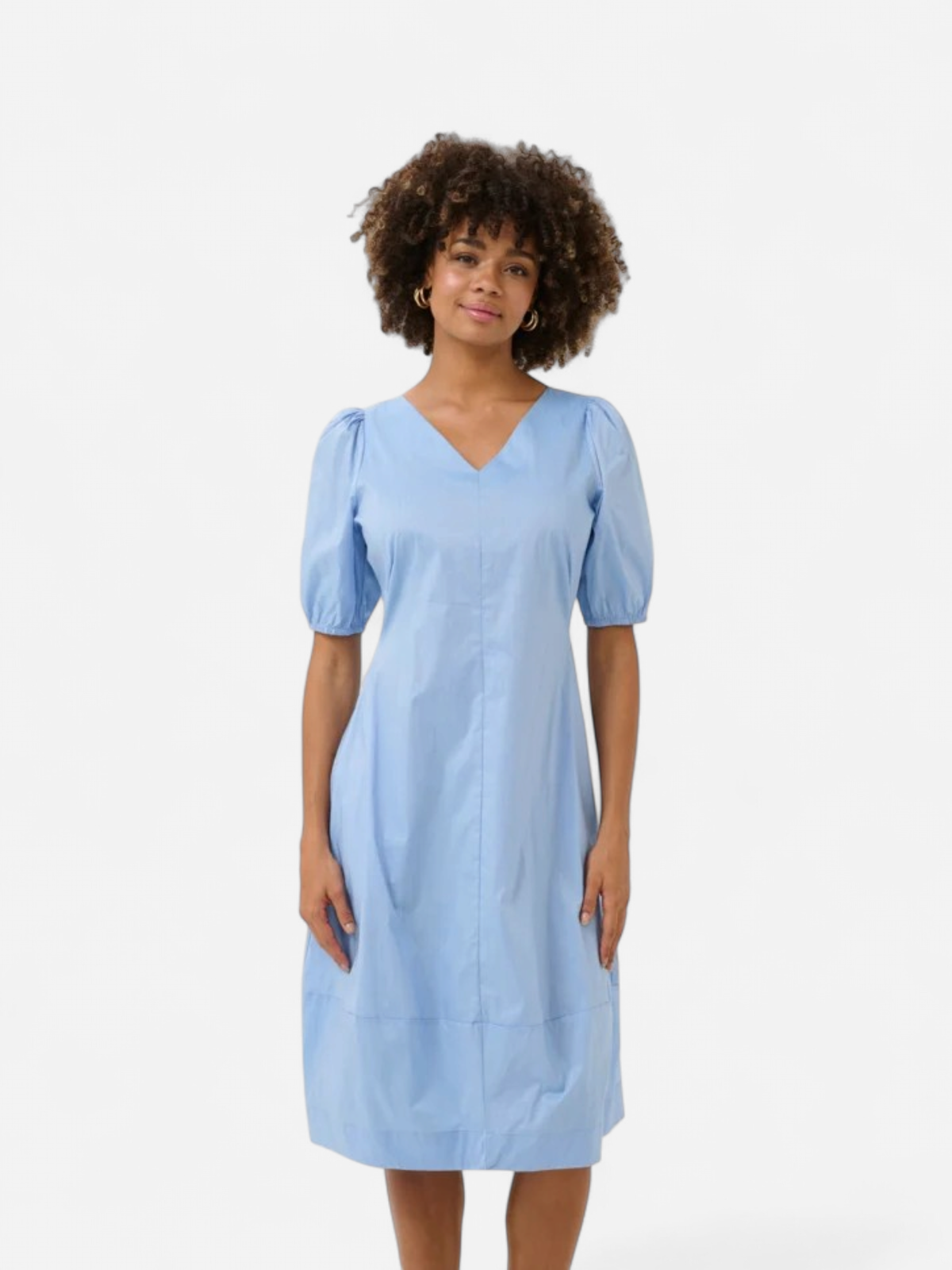 CULTURE, Naisten Mekko, ANTOINETT SS DRESS Forever Blue - Kekäle.fi