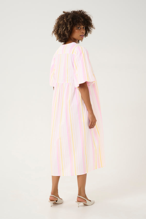 culture-naisten-mekko-cubeha-dress-pink-yellow-lavender-2