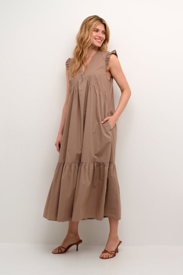 culture-naisten-mekko-cuolena-sl-dress-taupe-gray-1