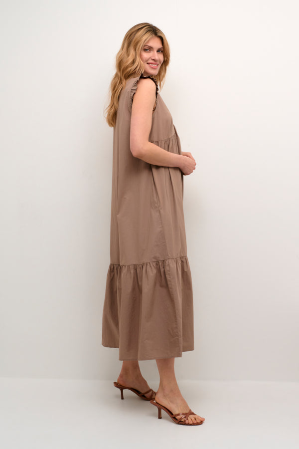 culture-naisten-mekko-cuolena-sl-dress-taupe-gray-3