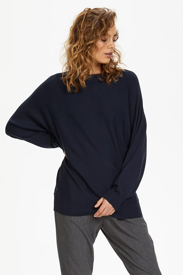culture-naisten-neule-annemarie-batwing-jumper-tummansininen-1