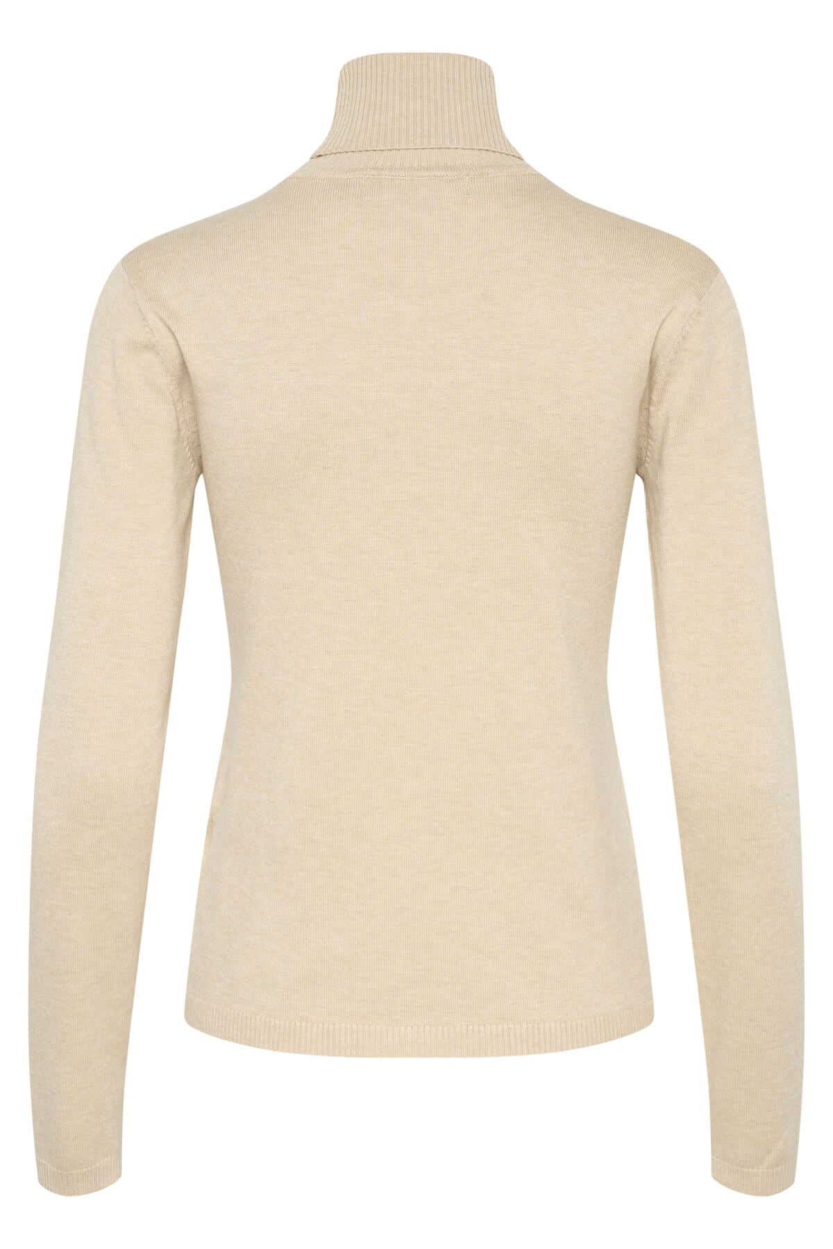 culture-naisten-poolokauluksellinen-neule-annemarie-rollneck-warm-sand-melange-2