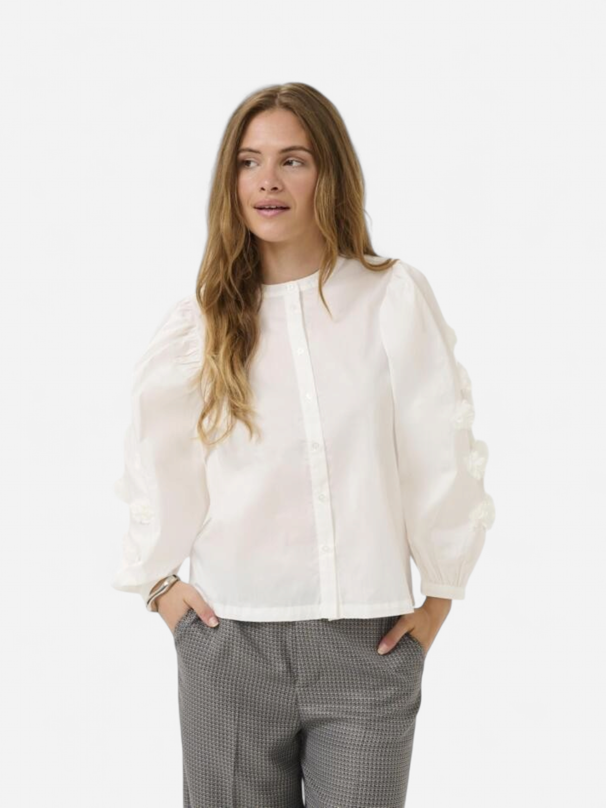 Culture naisten pusero, CUELNA ANTOINETT SHIRT Spring Gardenia - Kekäle.fi