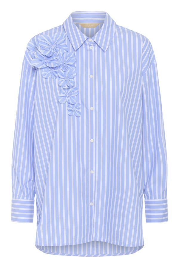 culture-naisten-pusero-culora-shirt-blue-white-stripe-2
