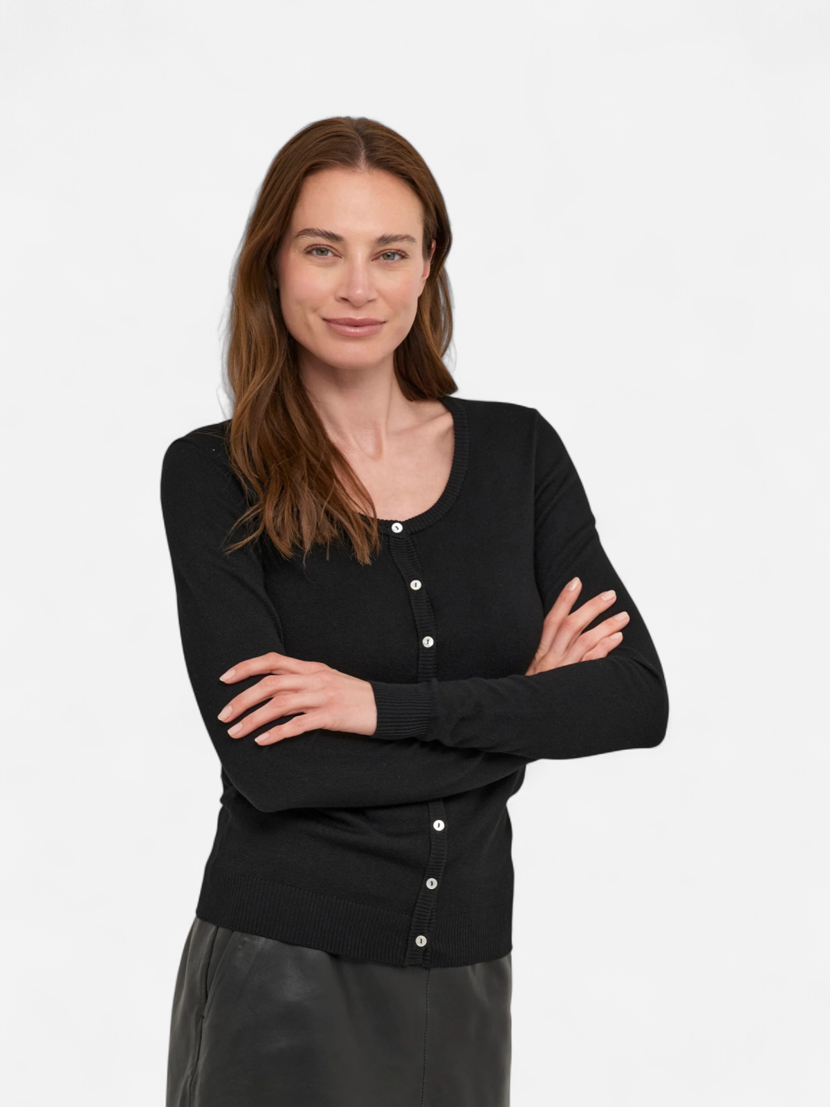 Culture neuletakki, CUANNEMARIE KNIT CARDIGAN Musta - Kekäle.fi