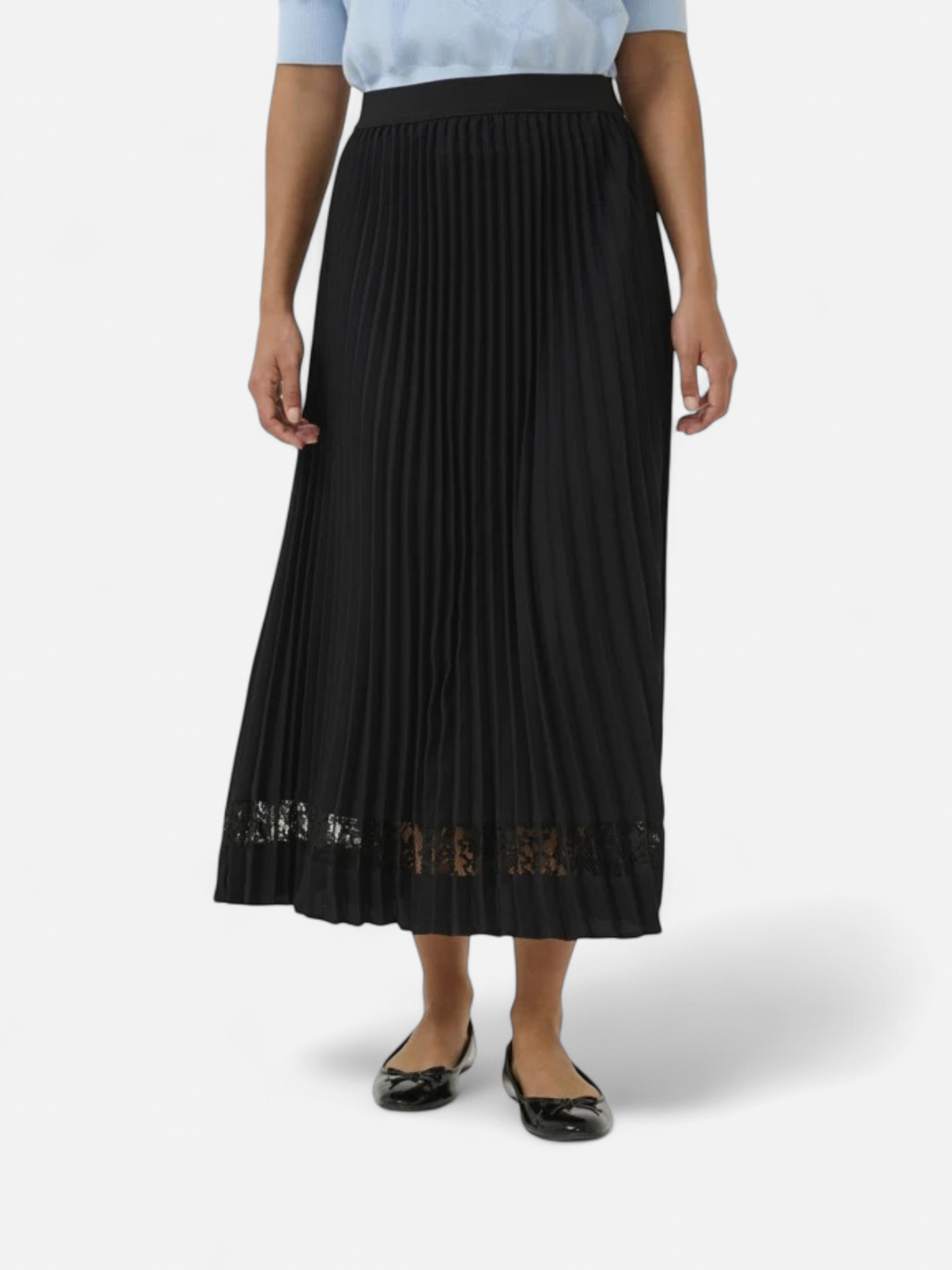 Culture naisten hame CUSIGGY BETTY LACE SKIRT, musta - Kekäle.fi