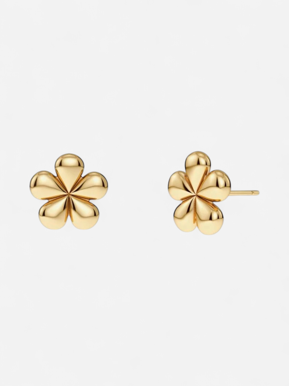 Edblad korvakorut Daisy Studs Gold, Gold pleated - Kekäle.fi