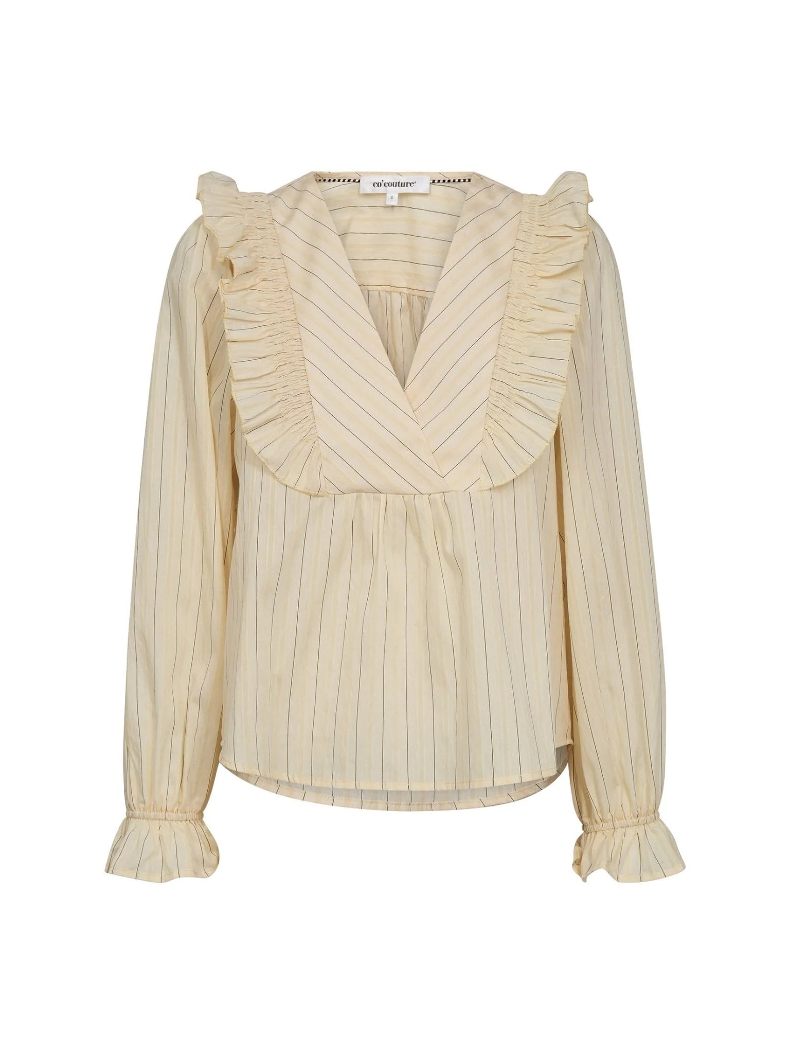 Co’Couture naisten pusero K DaraCC Smock Blouse, keltainen kuosi