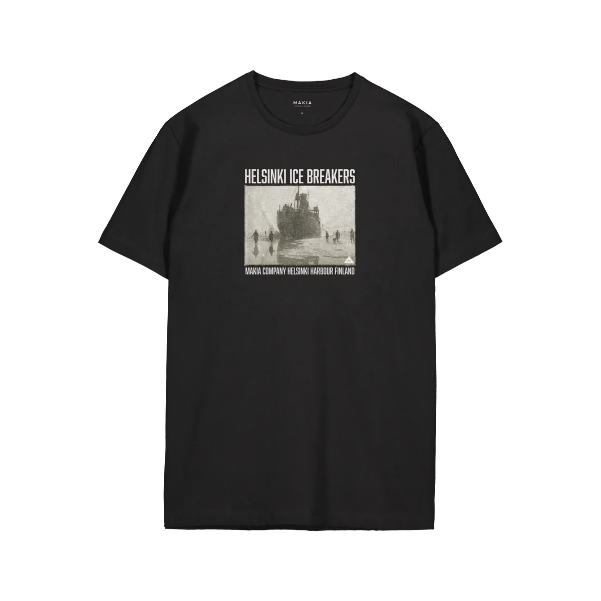 Makia miesten T-paita Helsinki Ice Breakers T-shirt, musta