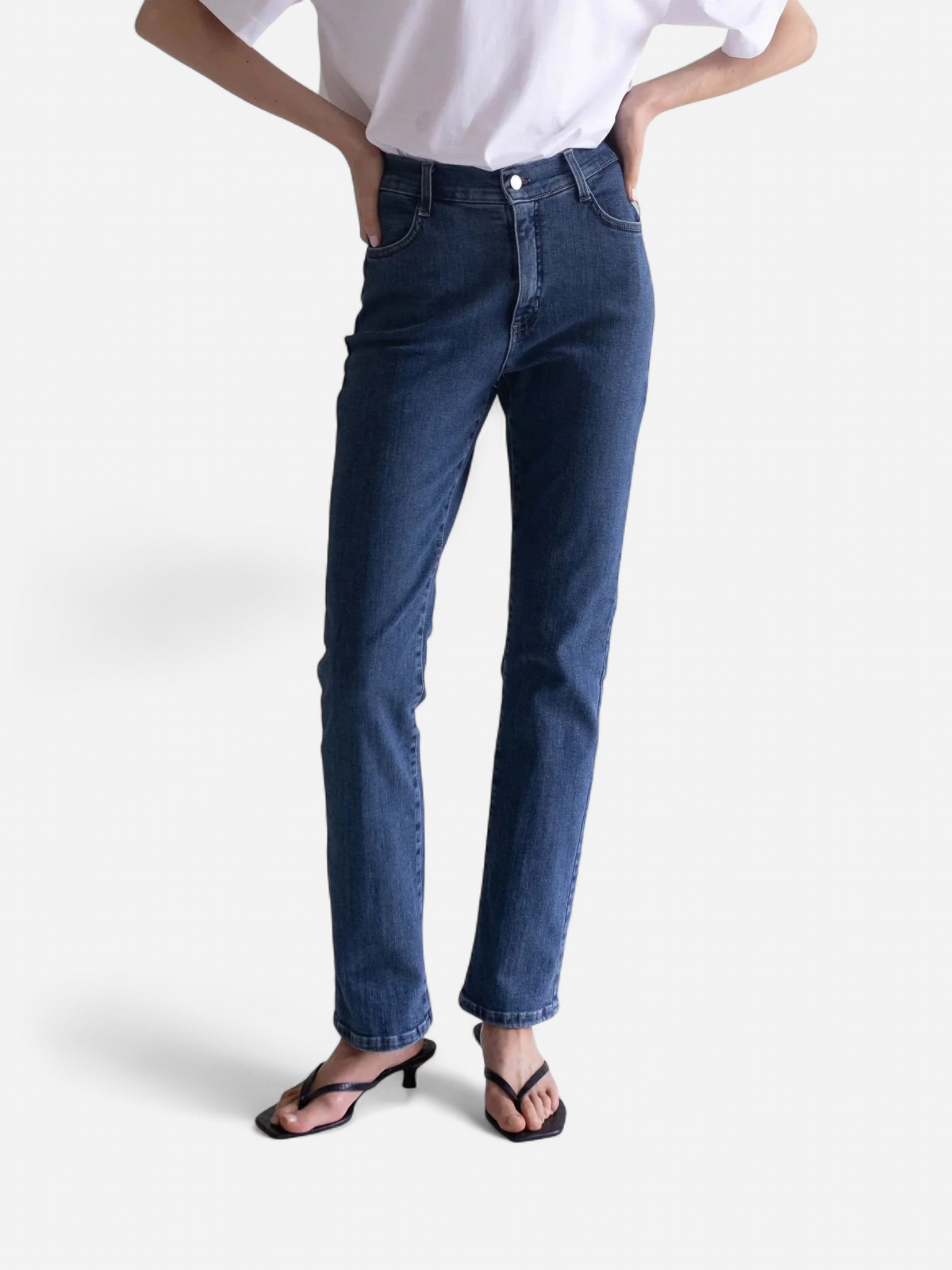 Gauhar naisten farkut Denim Slim, sininen indigo - Kekäle.fi