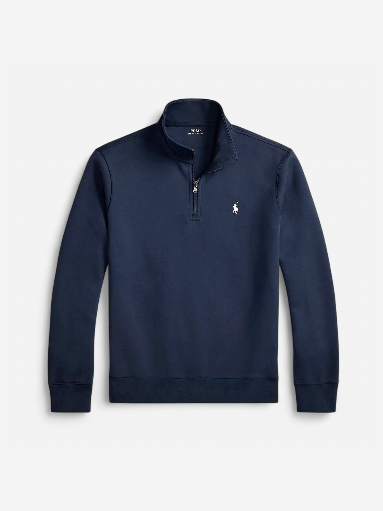 Polo Ralph Lauren miesten collegepaita Double Knit Half Zip Athletic, tummansininen - Kekäle.fi