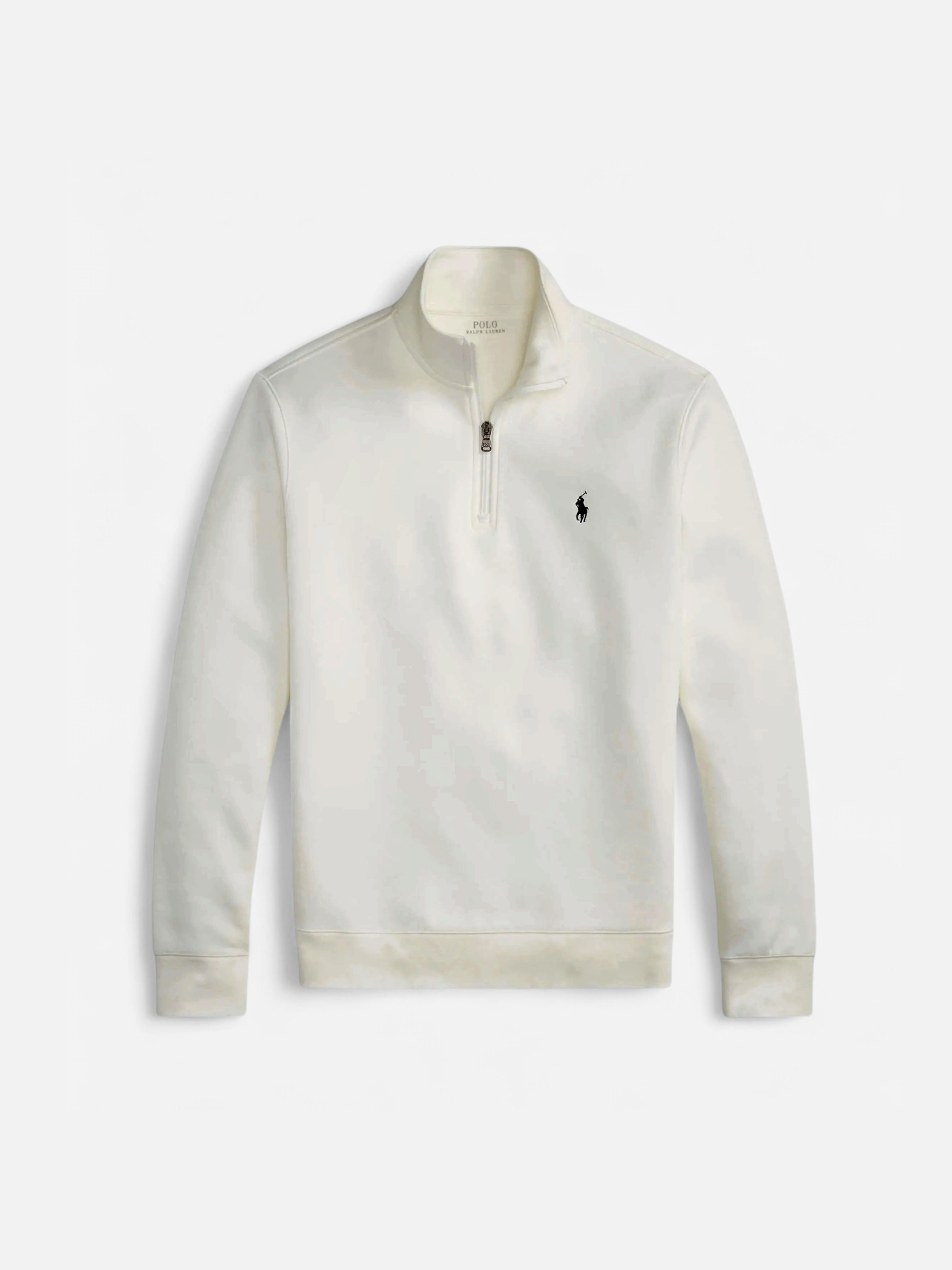 Polo Ralph Lauren miesten collegepaita Double Knit Half Zip Athletic, valkoinen - Kekäle.fi