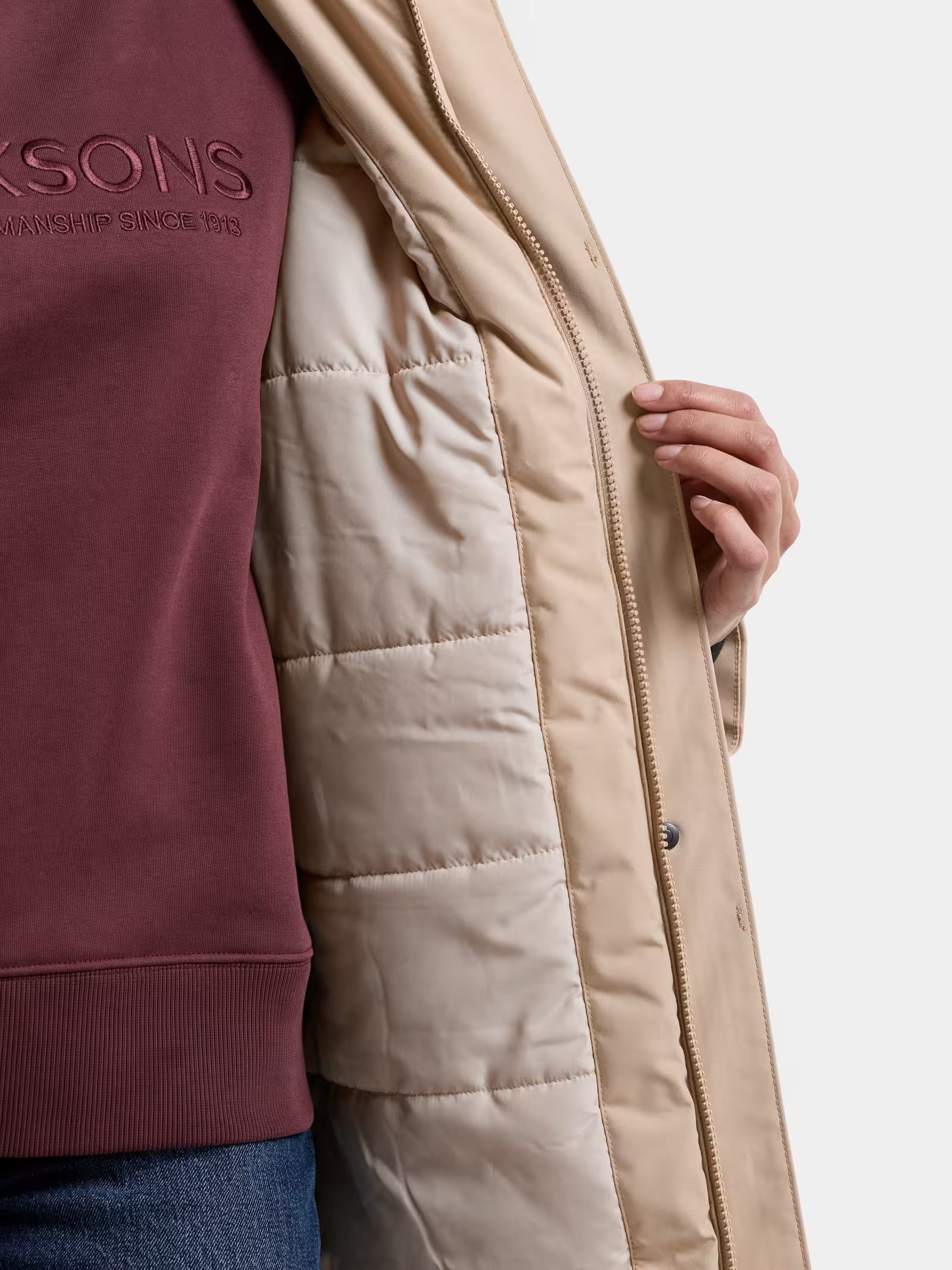 Didriksons naisten parkatakki Melody, vaalea beige