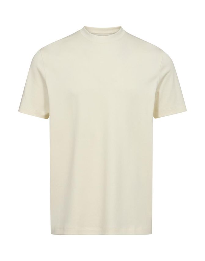 Gino Marcello miesten t-paita K Cotton T-Shirt, luonnonvalkoinen