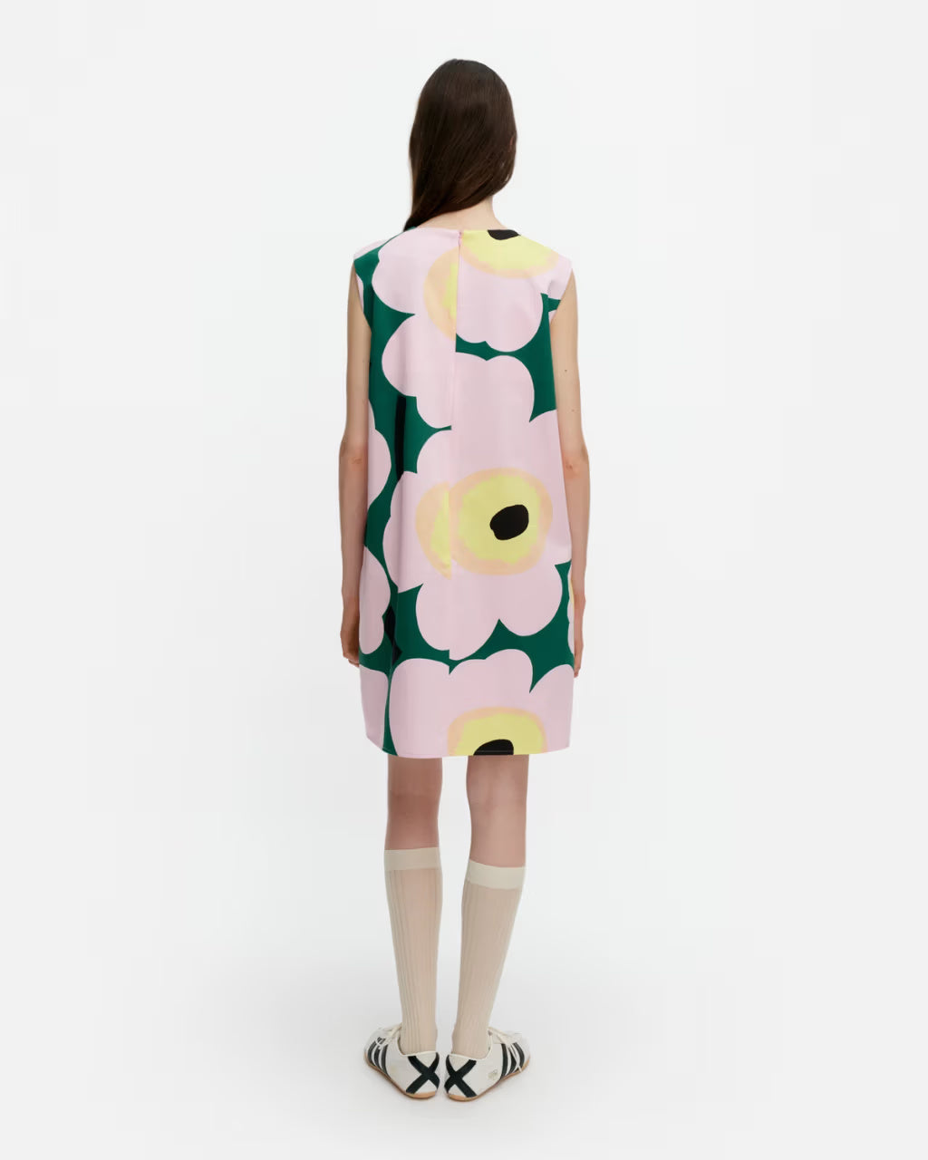Marimekko mekko Siluetti Unikko, monivärinen kuosi